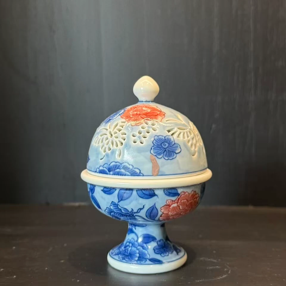 雨溪山房 牡丹香炉 YX00085