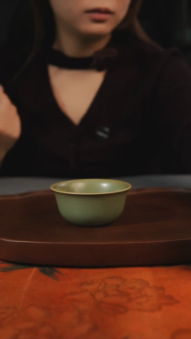 杯子鸡缸 柴烧 汝州原产地原矿仿古老釉