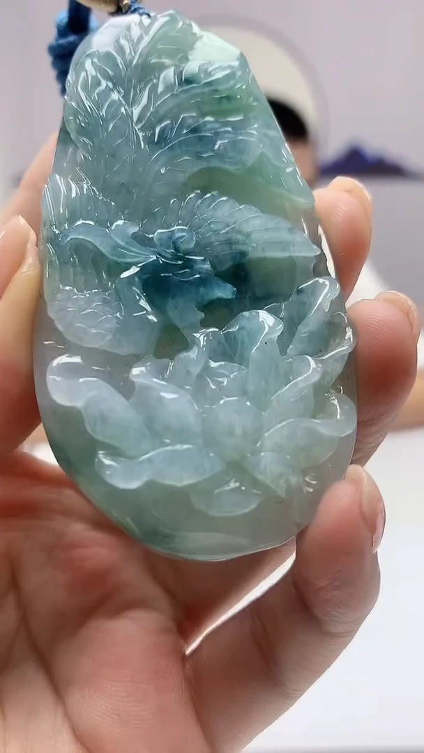 【闪购商品】定制翡翠未镶嵌4812ms-毛货凤凰157