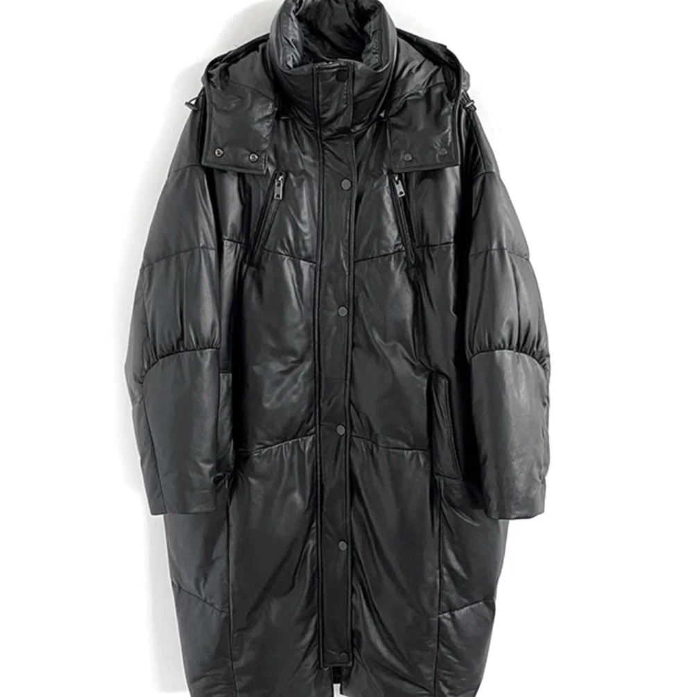 新款绵羊皮鹅绒服外套24035