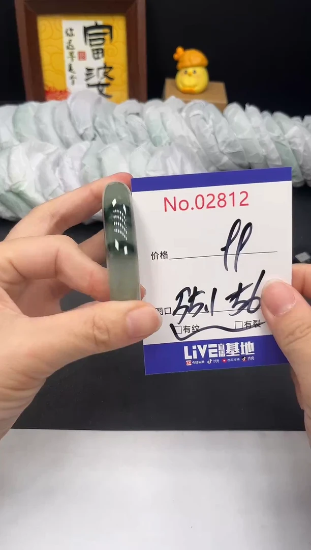 未镶嵌手镯翡翠拍下以实物为准2812
