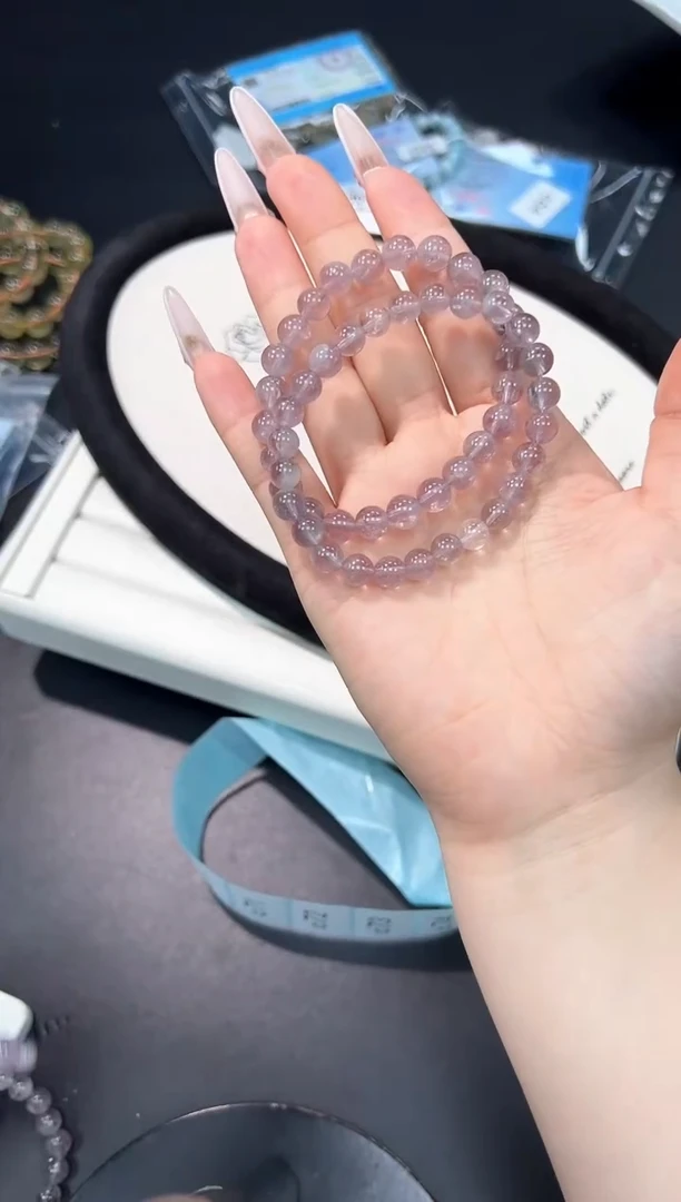 水晶手串未镶嵌68c多样性发其一【2条】默认微瑕