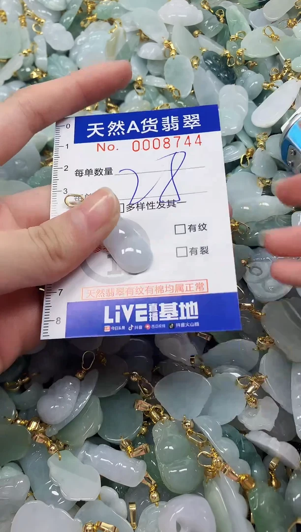 颈饰未镶嵌翡翠天然a货翡翠