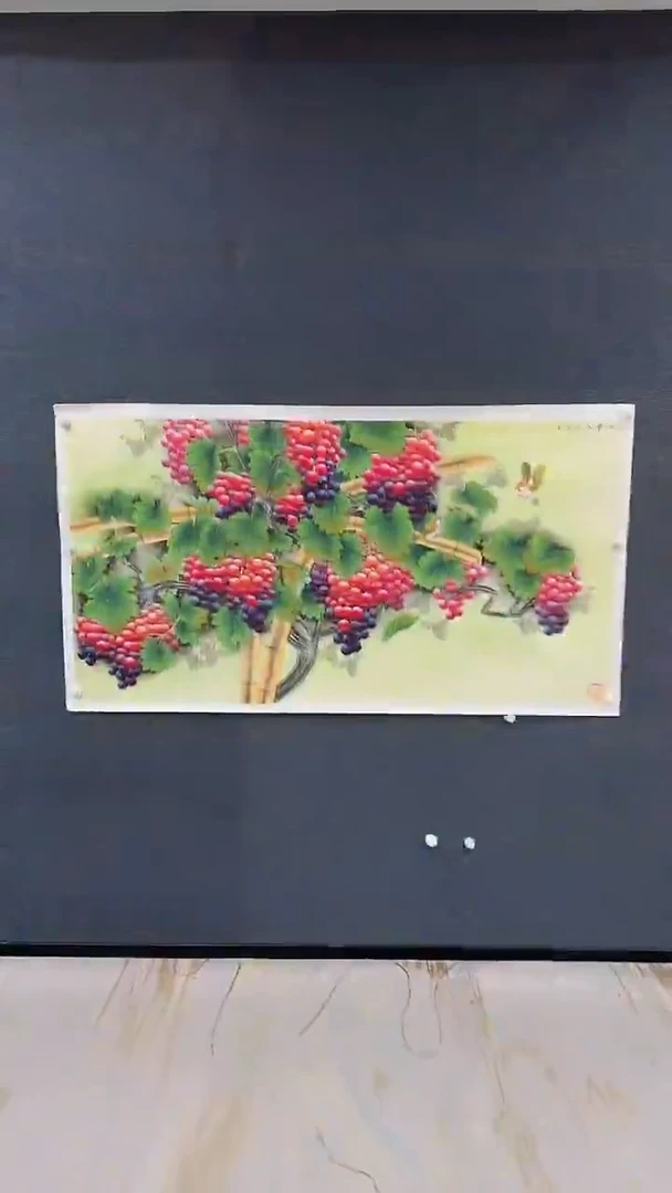 国画9.25-严选-黄春香-六尺整张葡萄-J05