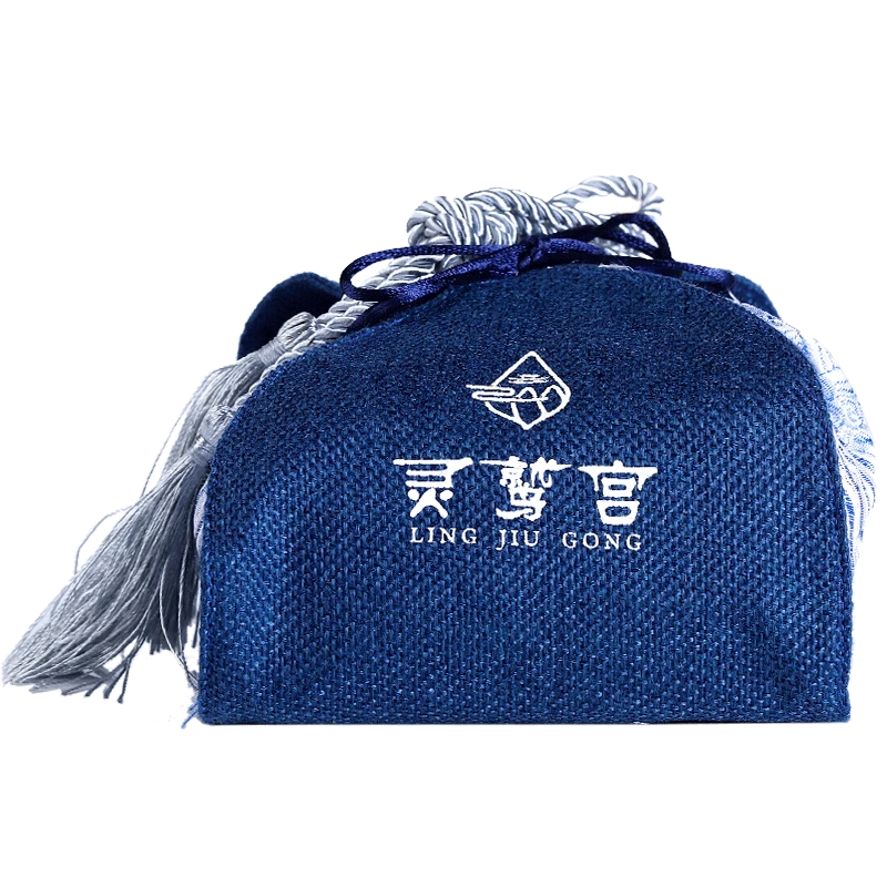 灵鹫宫灵山观云四川雅安藏茶布袋