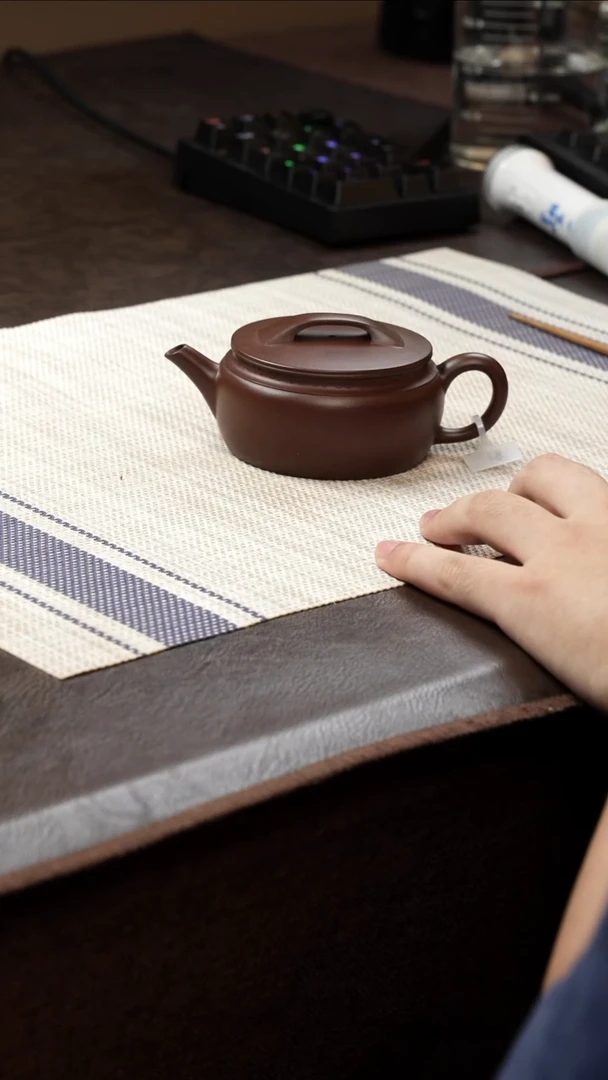 茶壶紫砂汉瓦 紫泥160cc