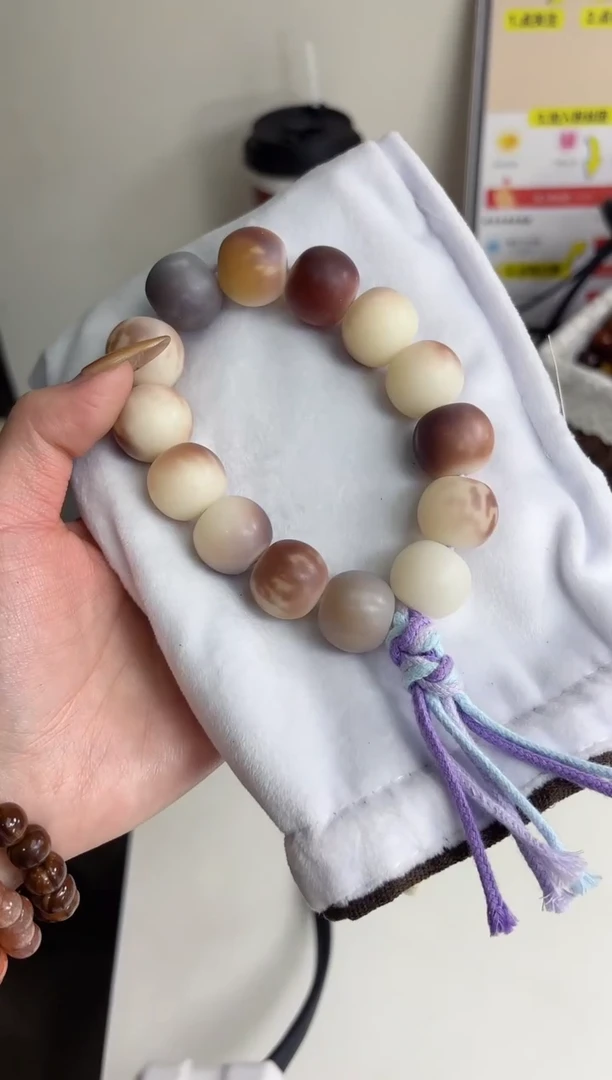 手串菩提根/象牙果沐s37紫美人干磨苹果17*19mm手持