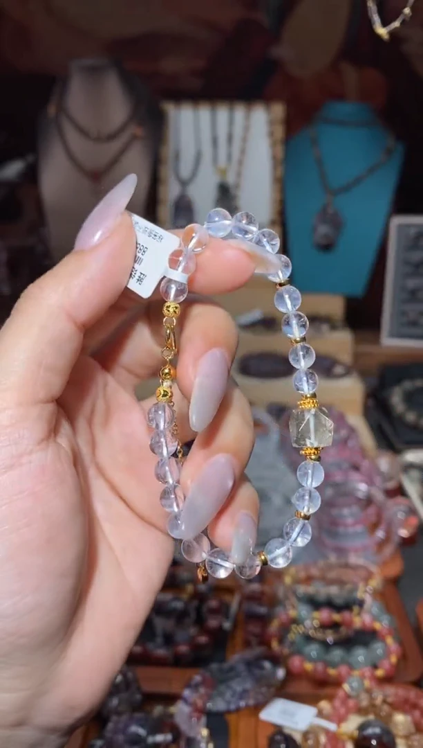 【闪购商品】水晶DIY手链未镶嵌蓝针利比亚