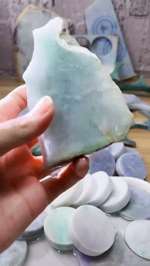 裸石翡翠翡翠a货正品玉石陈503