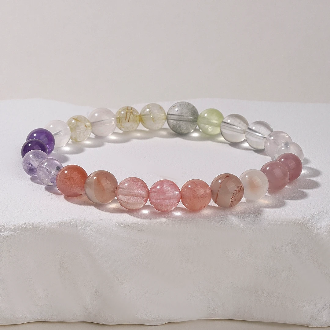 【拾色山海】水晶搭配多彩手串设计款LX011029