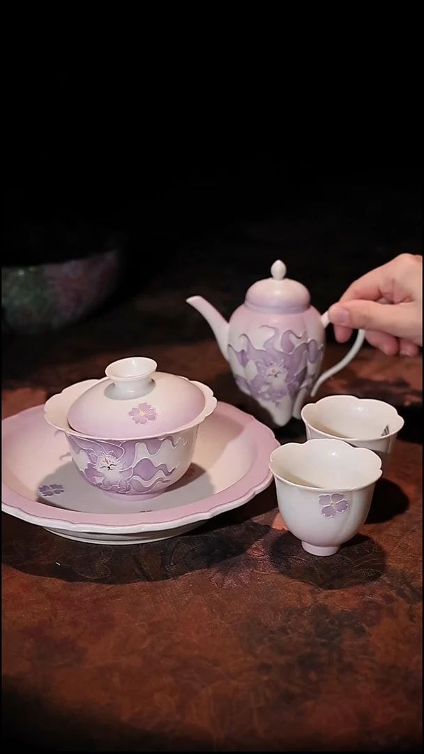 陶瓷茶具（无礼盒）@@A13338