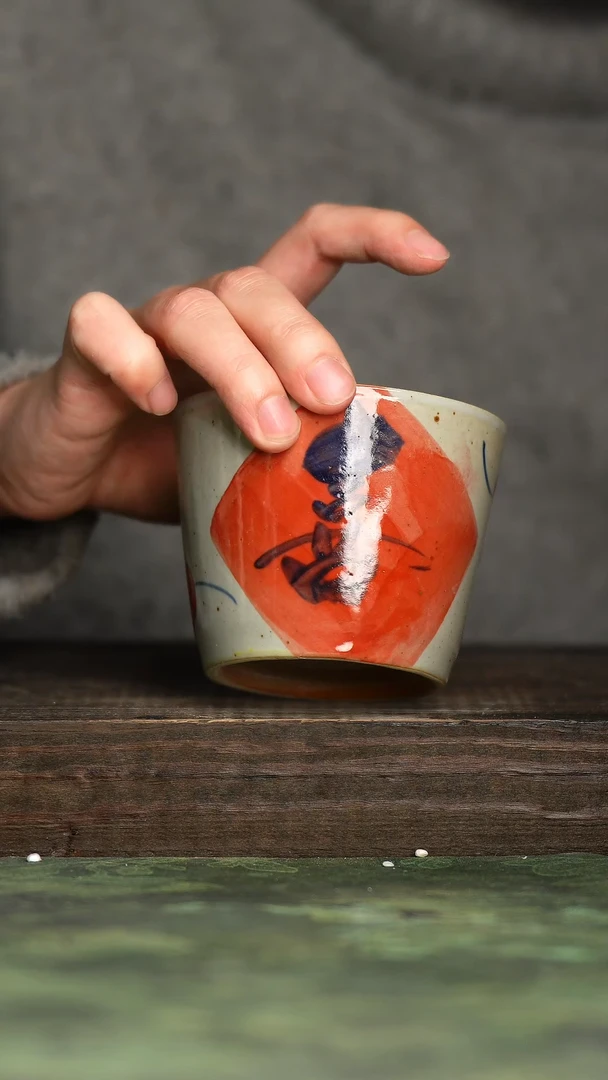 【闪购商品】杯青诗手工手绘瓷器