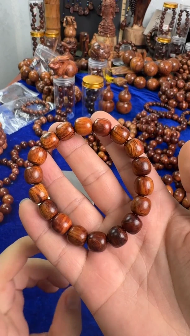 手串/手链黄花梨/降香黄檀1.2规格家具老料海黄手串