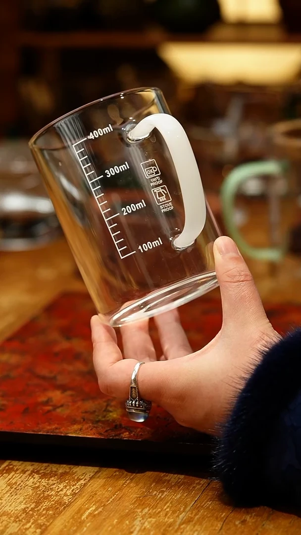 【闪购商品】松风杯/刻度白玉色/不批发