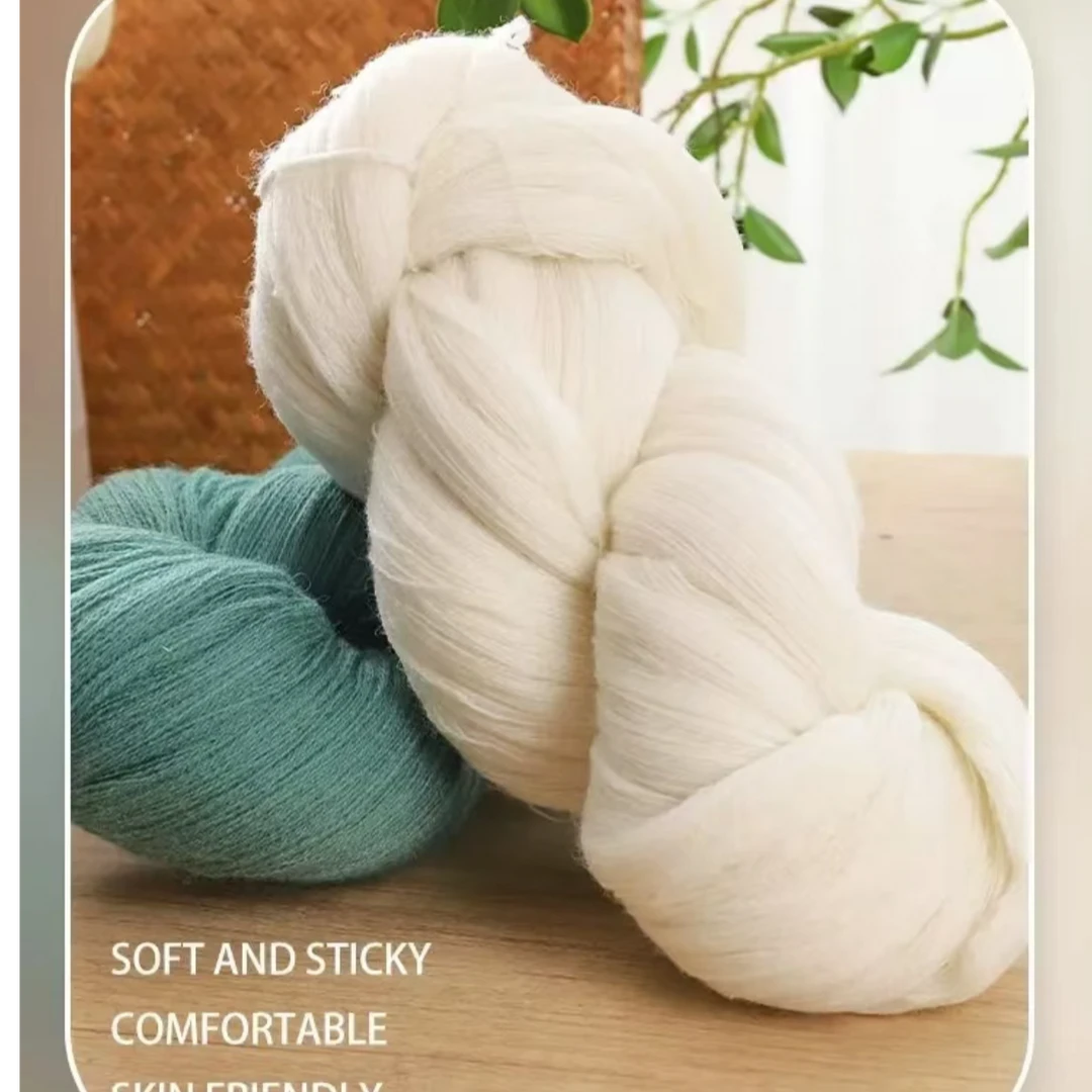 【新】手编中细精纺羊毛线28支3股羊毛线一把半斤-250g