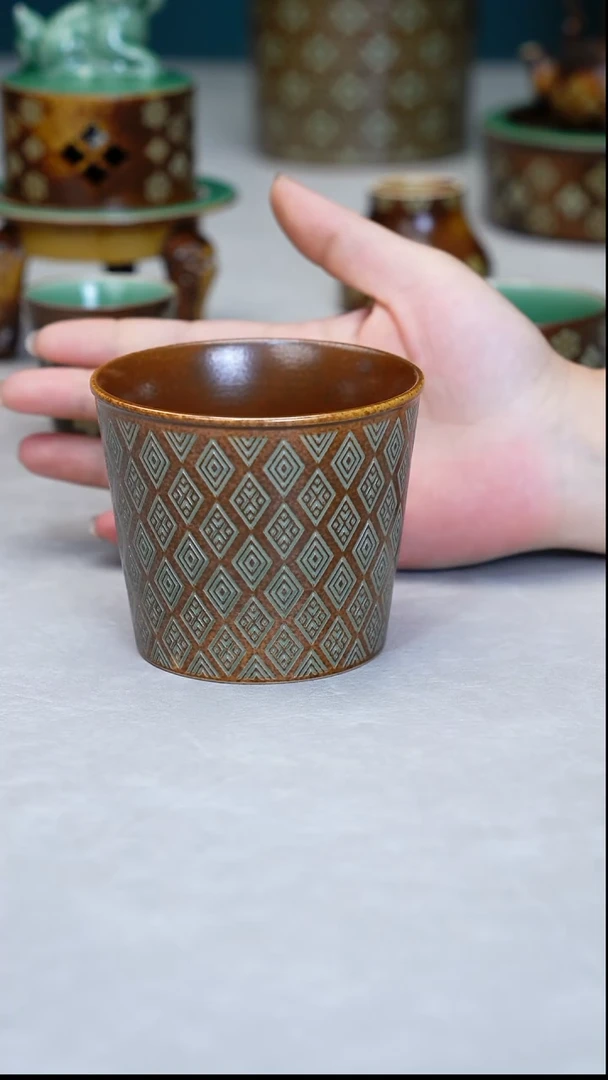 龙泉青瓷手工茶器