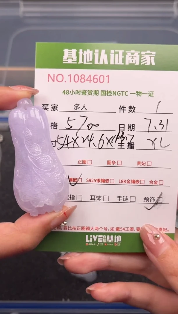 翡翠未镶嵌颈饰多人