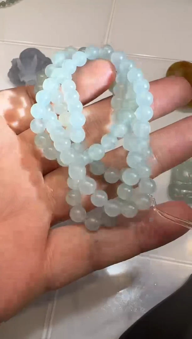 【闪购商品】定制翡翠未镶嵌珠链