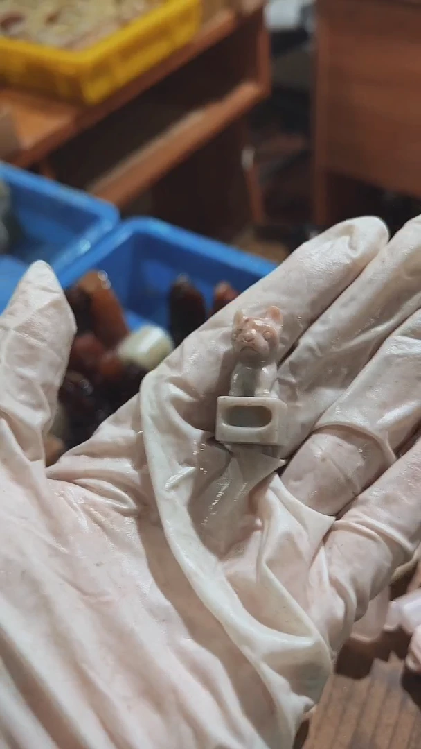 老挝石小*瑕疵不规则章