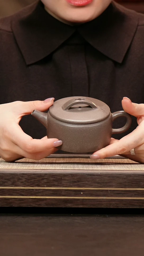 茶壶紫砂原矿青灰 汉瓦200cc