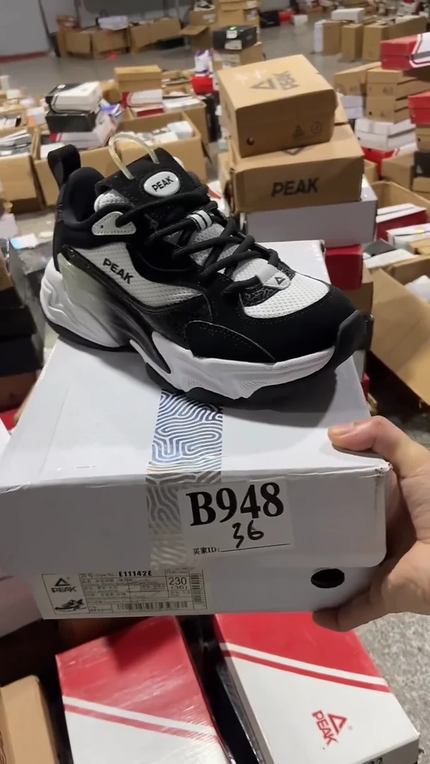 正品匹克断码库存鞋36