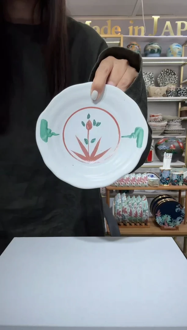 陶瓷15厘米平盘一只