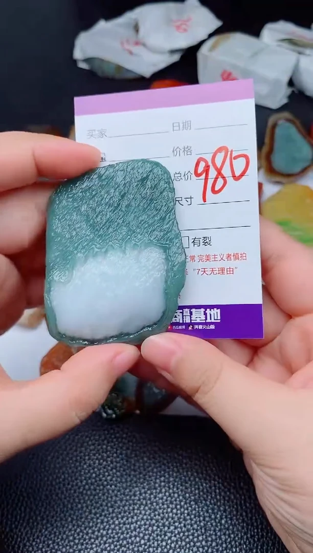 翡翠未镶嵌颈饰子*168168168