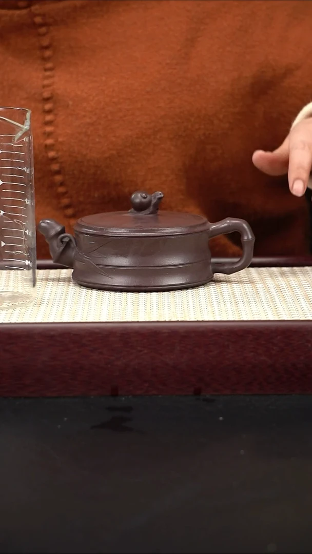 茶壶紫砂天青泥 漫步人生  蜗牛