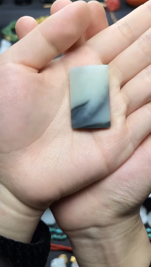 颈饰未镶嵌和田玉无事牌06