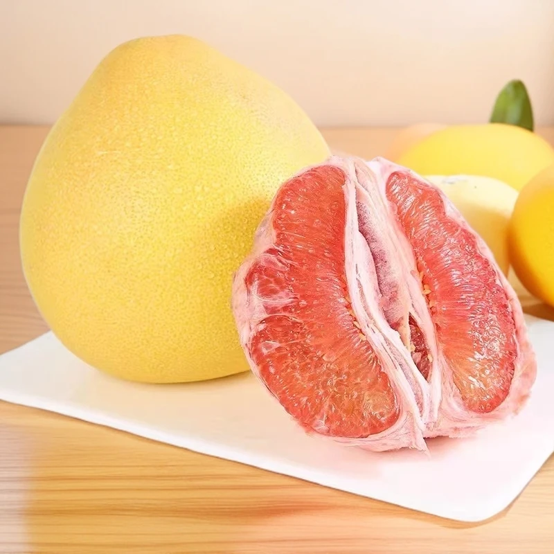 红心蜜柚红肉柚子薄皮酸甜新鲜应季孕妇水果红柚批发
