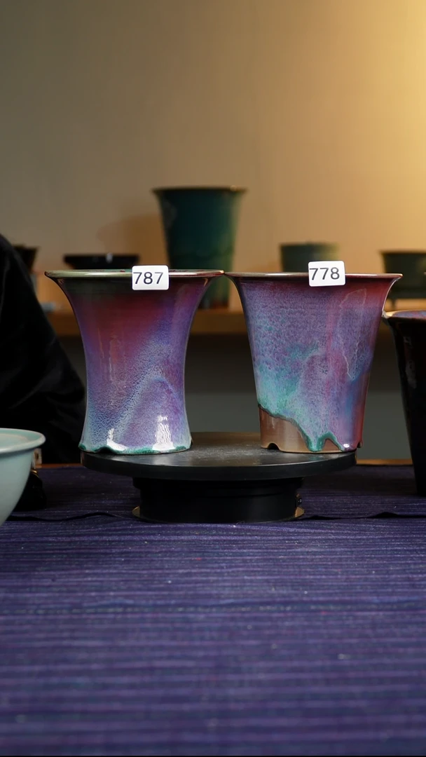中****）778+787窑变兰花盆