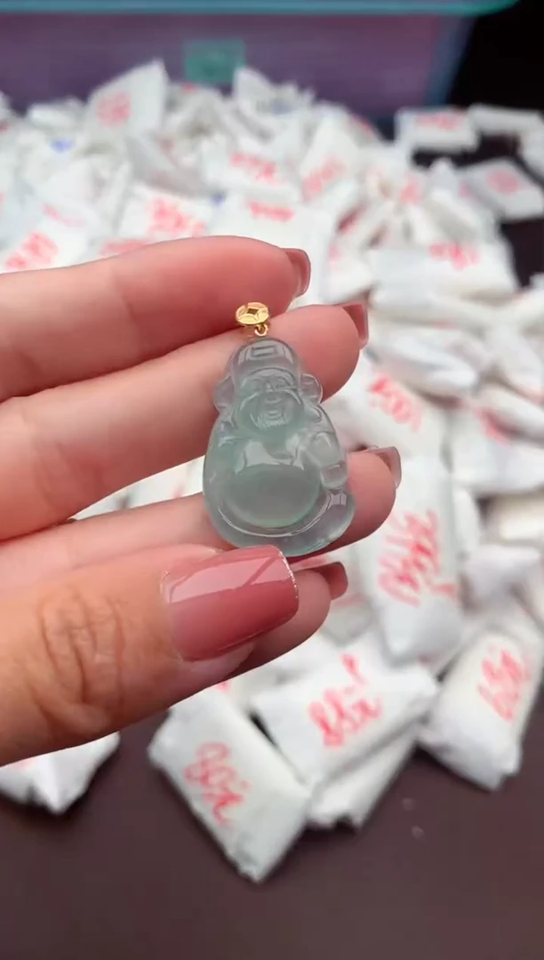 【闪购商品】翡翠颈饰18K金镶嵌一