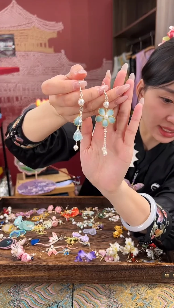 【闪购商品】织绣苏绣世家非遗手工（耳环）