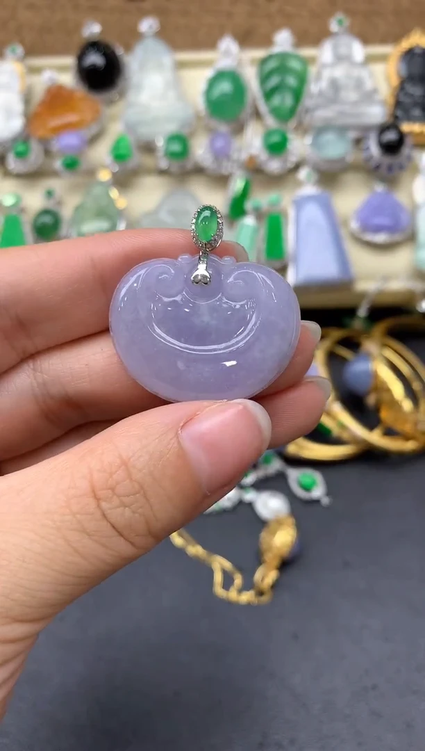 【闪购商品】翡翠颈饰18K金镶嵌141-中国好珍宝