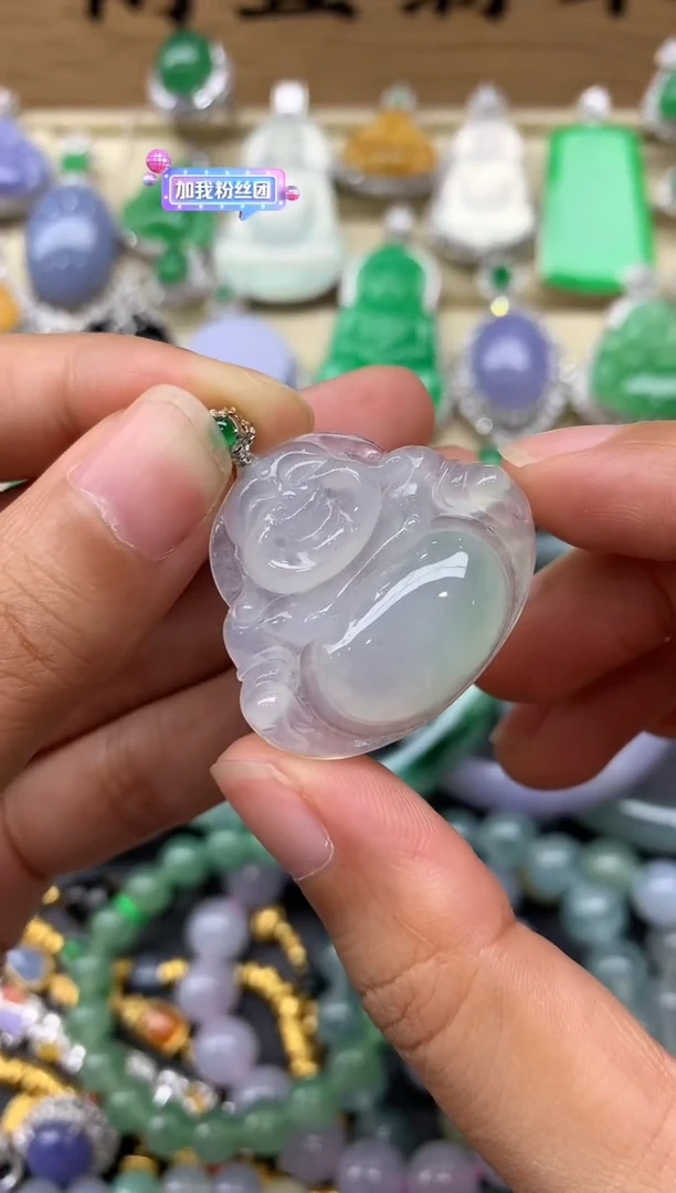 翡翠18K金镶嵌颈饰100-中国好珍宝1