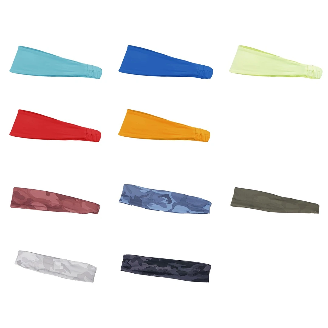 【运动发带】夏季男女头巾止汗吸汗护额吸汗带跑步瑜伽健身束头带