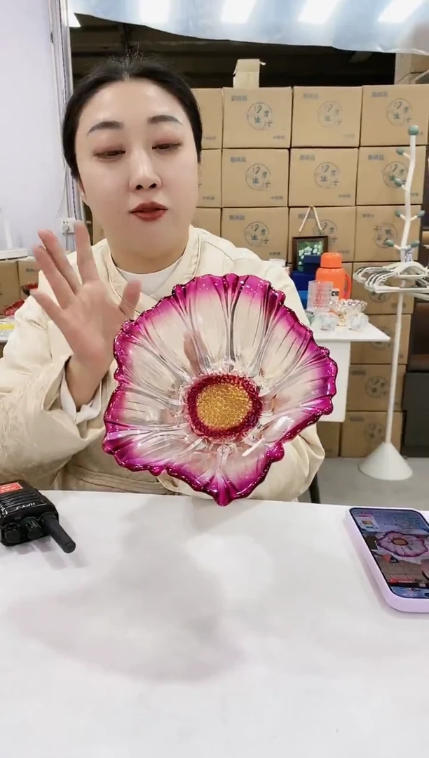 紫色葵花小号果斗一个