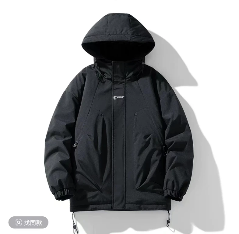 冰能量MY-34冬季新款简约双面穿保暖舒适外穿帅气男士棉衣