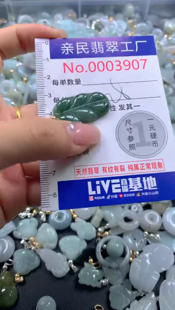 颈饰未镶嵌翡翠3907