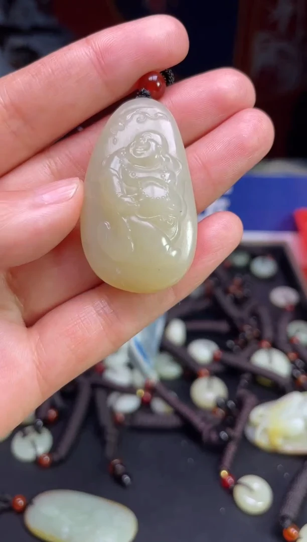 颈饰未镶嵌和田玉123