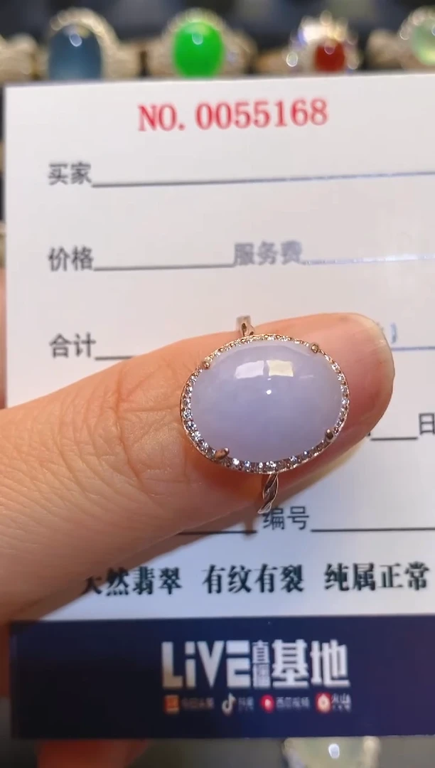 银S925镶嵌翡翠耳饰天然