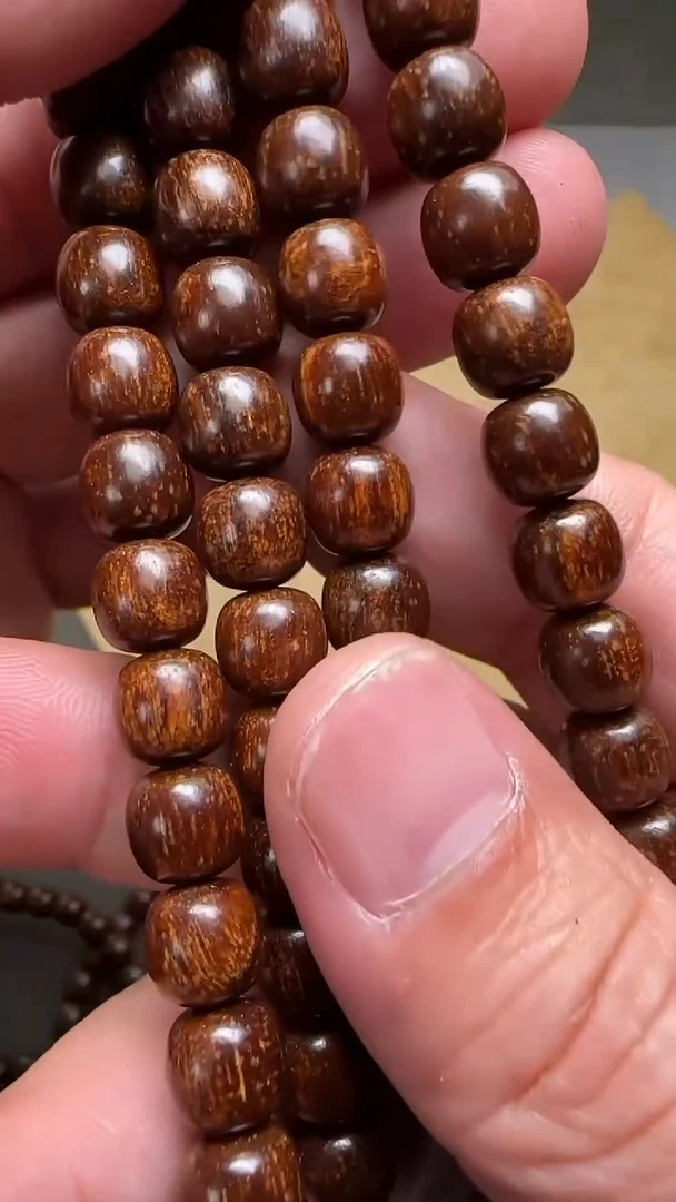 【闪购商品】贡木手串/手链534001-8x8x108颗鲨鱼背