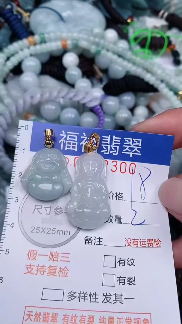 翡翠未镶嵌颈饰...0002300