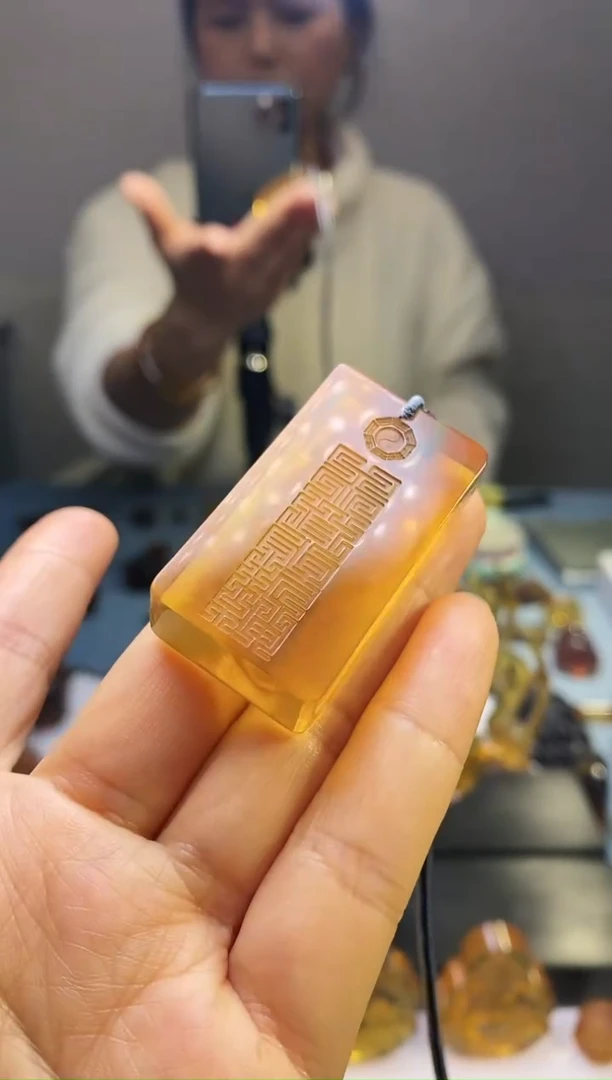 【闪购商品】琥珀颈饰未镶嵌HP98-99（天官赐福）