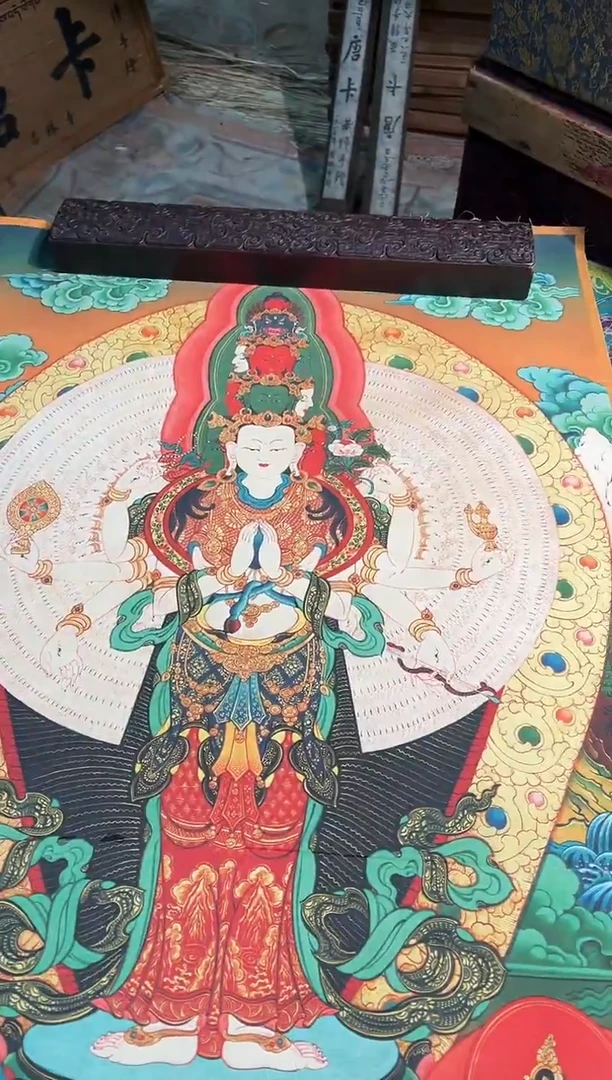 卷轴画路路的唐卡tk160