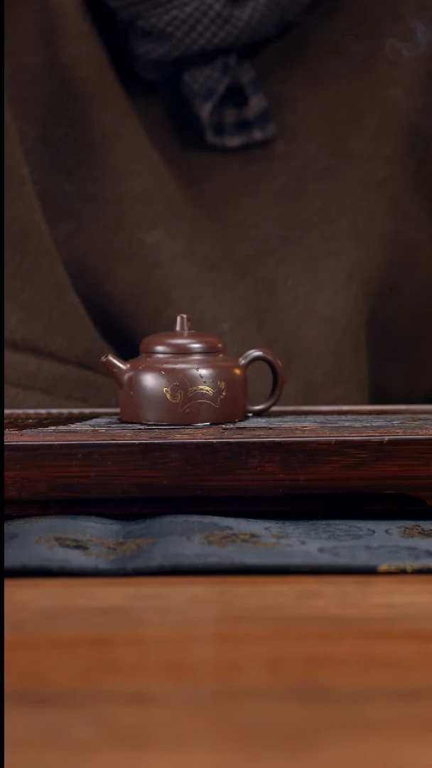 【闪购商品】紫砂茶壶120cc黄龙山原矿老紫泥生肖壶8