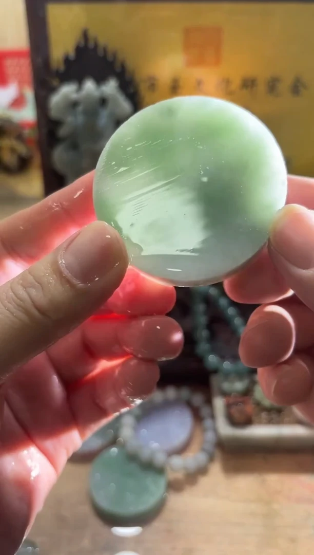 未镶嵌挂件翡翠A货常星7927