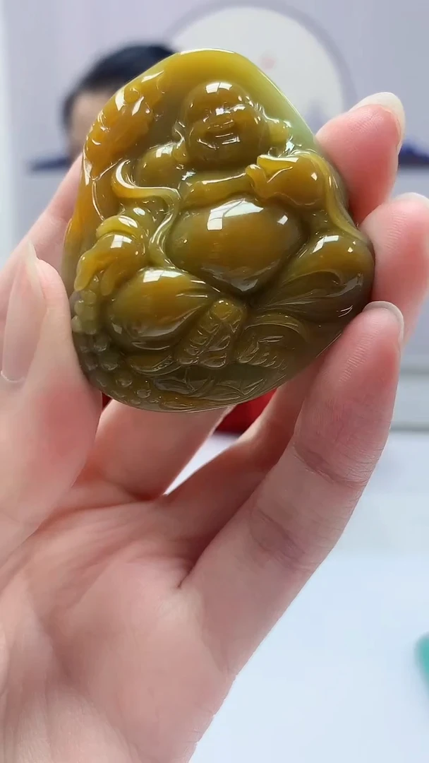 【闪购商品】定制翡翠未镶嵌4902zm-毛货挂件佛134