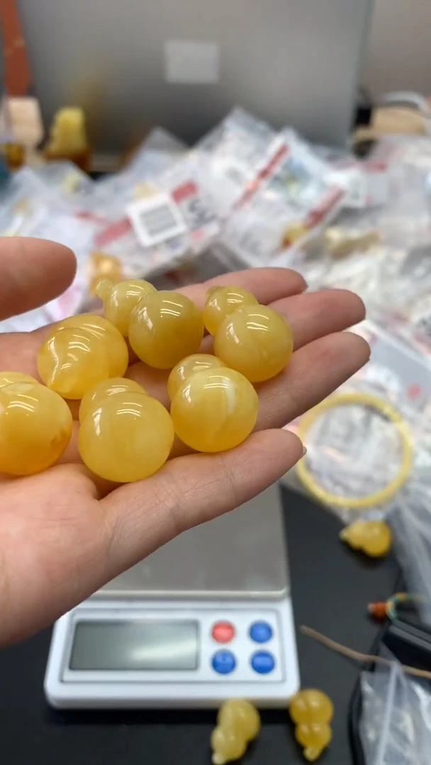 未镶嵌琥珀珠宝奇石1589多样性发其一默认有瑕