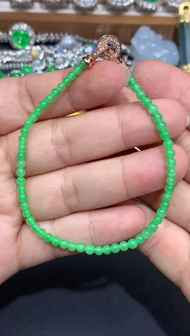 未镶嵌手链翡翠285-春日珠宝